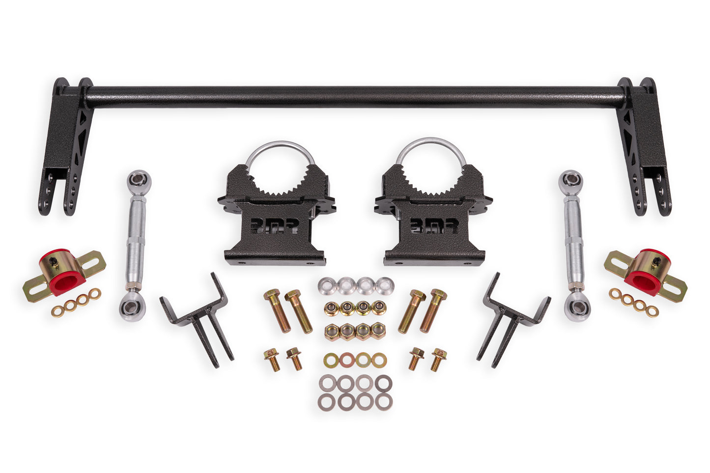BMR Suspension - Anti-roll Bar Kit Rear Weld-on Hollow 1.25 In. W/ Tailpipes - ARB730H
