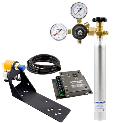 CO2 SHIFTER KIT CO2 BOTTLE & RPM SWITCH 2 SPEED PRO-STICK/QUARTERSTICK