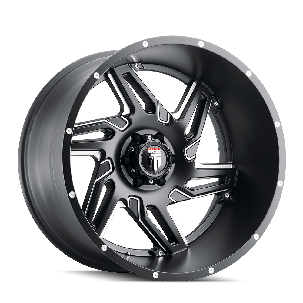 SPURS (AT186) SATIN BLACK MILLED