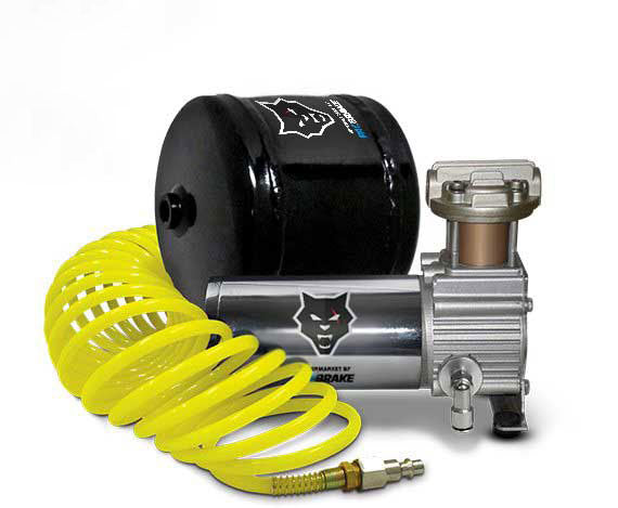 HP10237 Premium Trio Air Horn With Air Horn (HP10235) And Onboard Air (HP10163) Matte Black