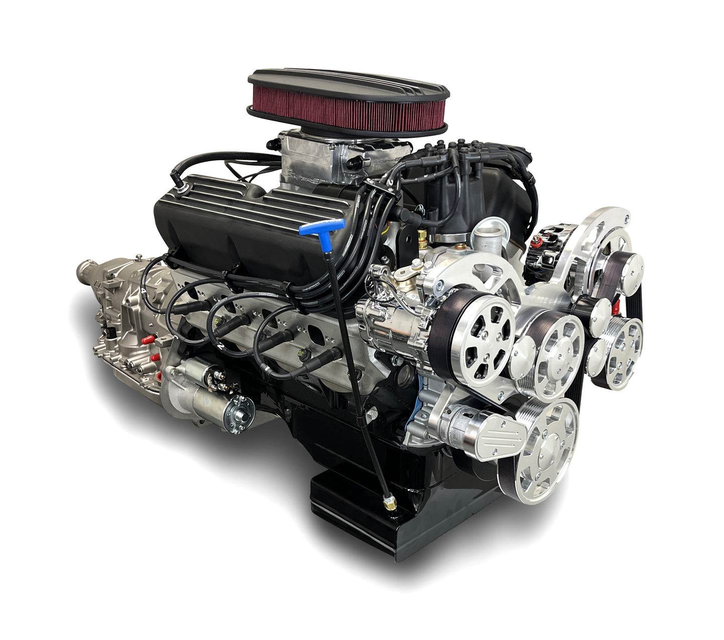 BluePrint Engines Ford Small Block Compatible 302 C.I. Standard Edition - 4R70W Automatic Transmission - Polished Pulley Kit - Fuel Injected