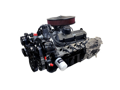 BluePrint Engines Ford Small Block Compatible 302 C.I. Bronco Edition - 4R70W Automatic Transmission - Black Pulley Kit - Fuel Injected