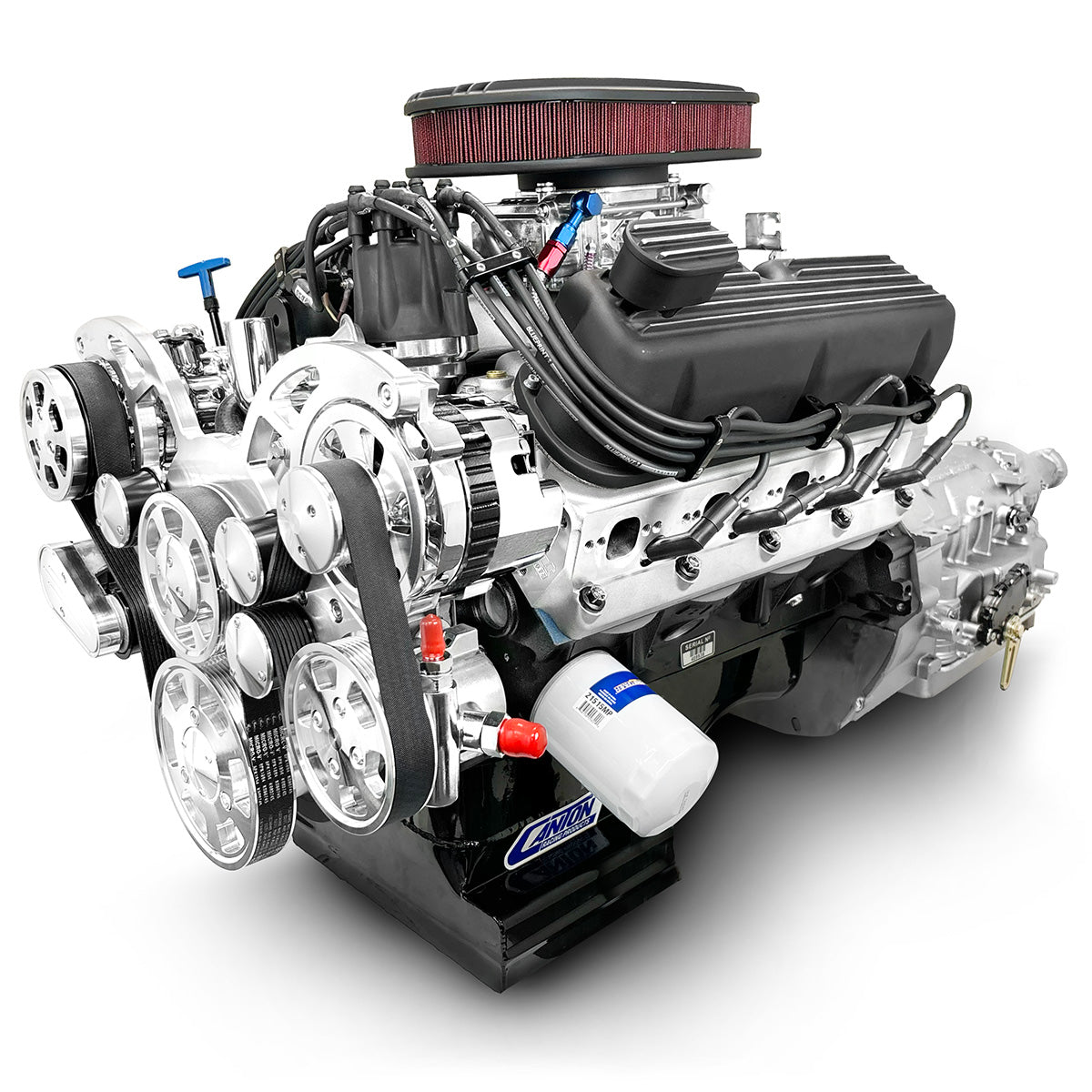 BluePrint Engines Ford Small Block Compatible 347 C.I. Standard Edition - 4R70W Automatic Transmission - Polished Pulley Kit - Fuel Injected