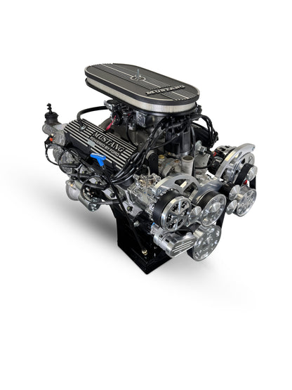BluePrint Engines Ford Small Block Compatible 347 C.I. Standard Edition - TKX Manual Transmission - Polished Pulley Kit - Carbureted