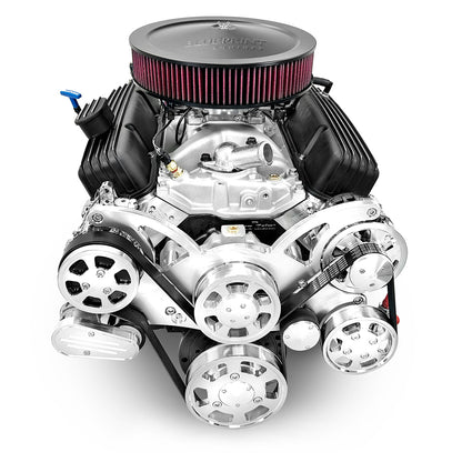BluePrint Engines GM Small Block Compatible 400 C.I. Standard Edition - 700R4 Automatic Transmission - Polished Pulley Kit - Fuel Injected