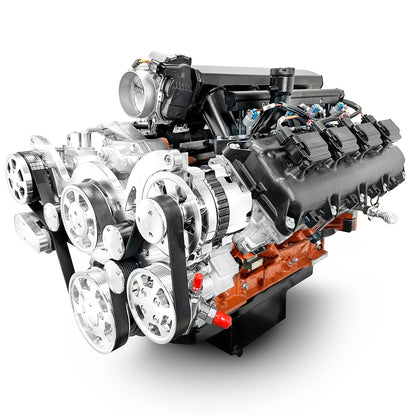BluePrint Engines Chrysler Hemi Compatible 426 C.I. Standard Edition - TKX Manual Transmission -Polished Pulley Kit - Fuel Injected