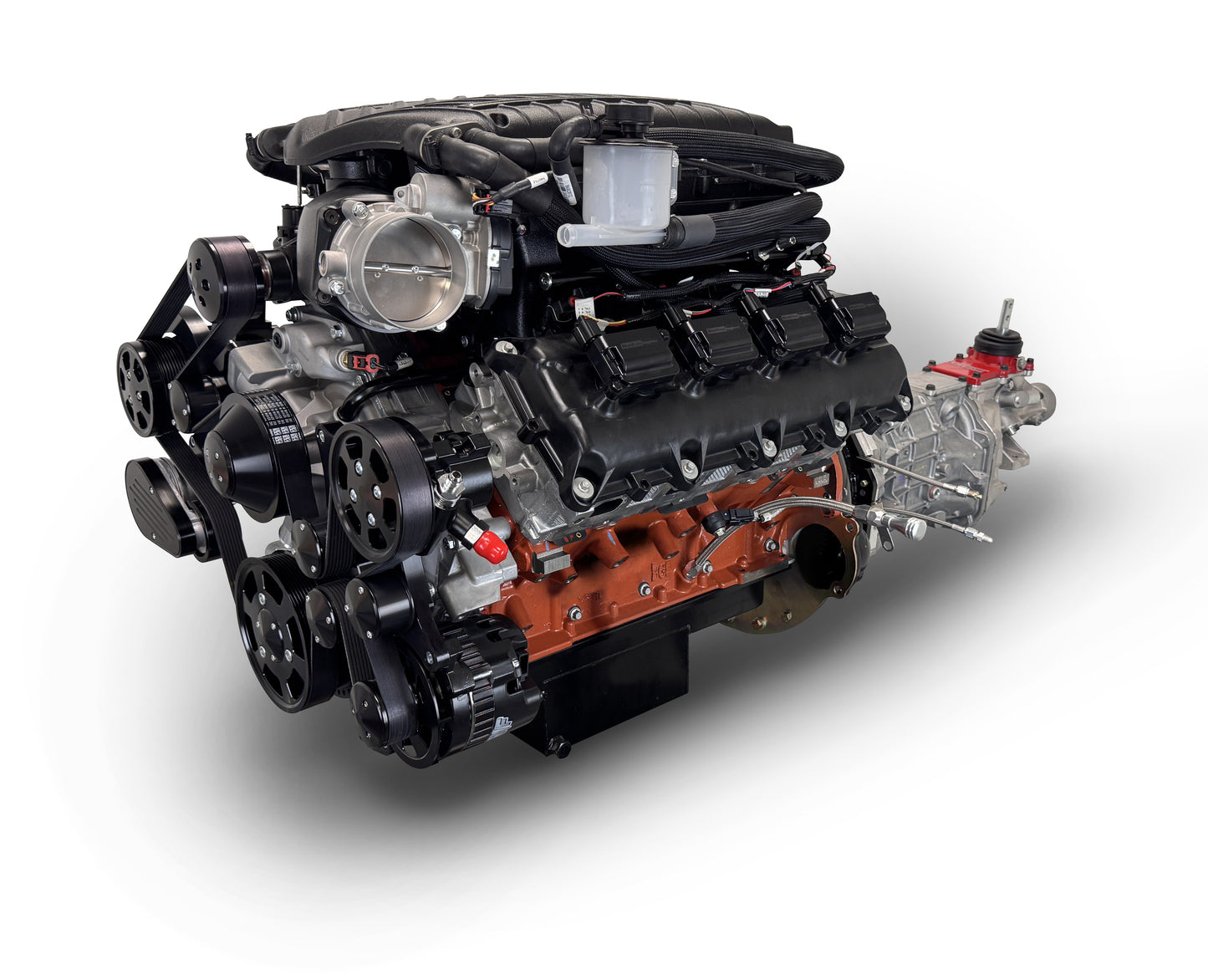 BluePrint Engines Chrysler Hemi Compatible 426 C.I. Standard Edition - T56 Manual Transmission - Black Pulley Kit - Supercharged