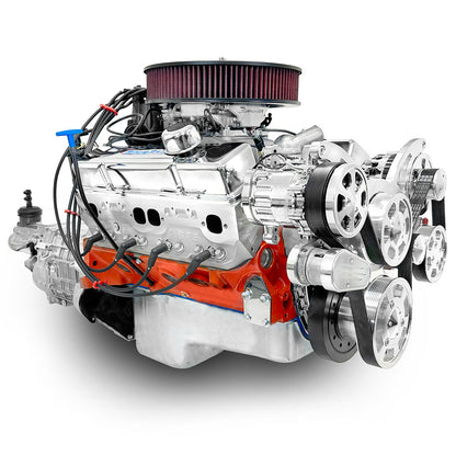 BluePrint Engines GM Small Block Compatible 427 C.I. Standard Edition - TKX Manual Transmission - Polished Pulley Kit - Fuel Injected