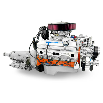 BluePrint Engines GM Small Block Compatible 454 C.I. Standard Edition - 700R4 Automatic Transmission - Polished Pulley Kit - Carbureted