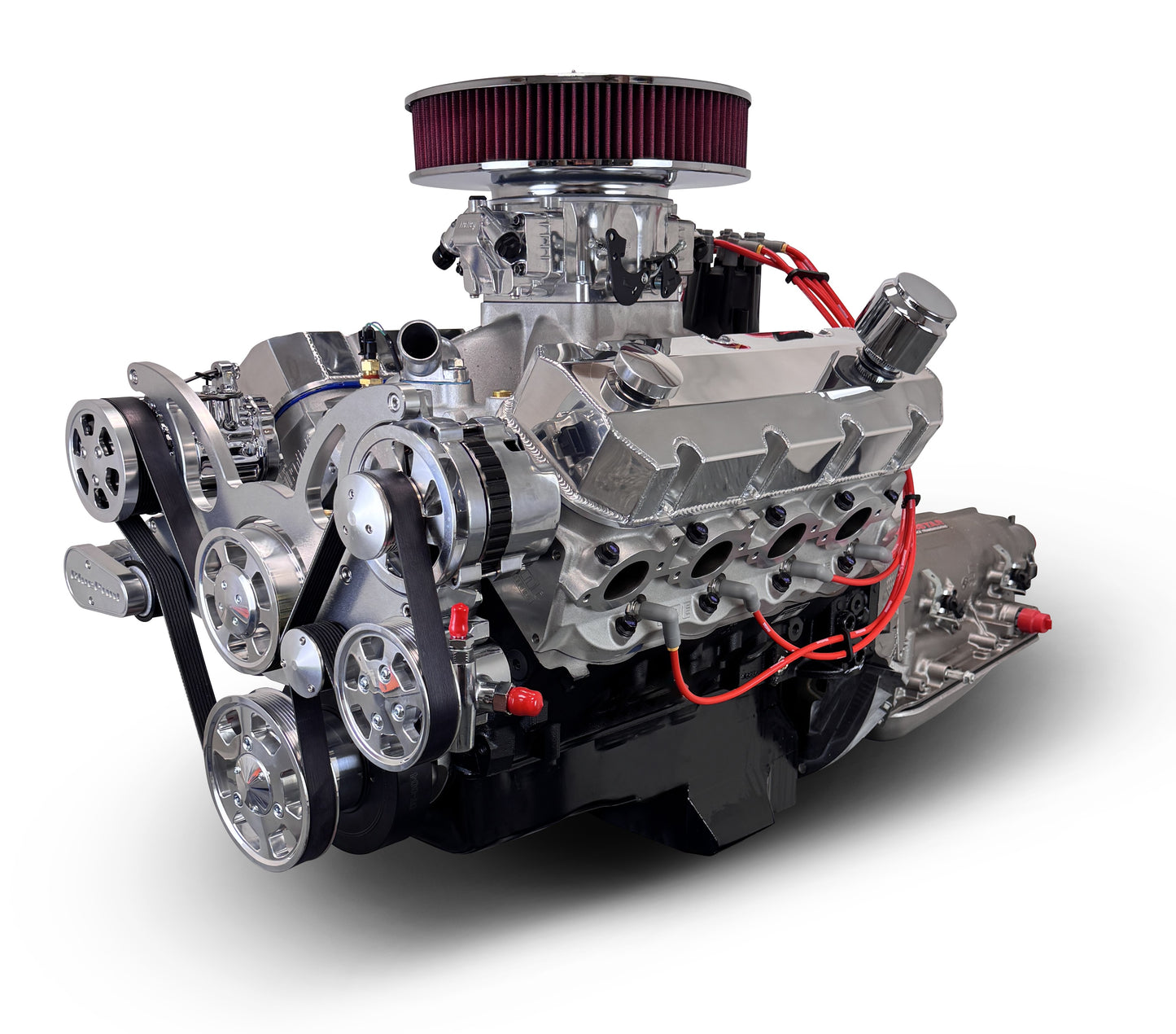 BluePrint Engines GM Big Block Compatible 598 C.I. Standard Edition - 4L80E Automatic Transmission - Polished Pulley Kit - Fuel Injected