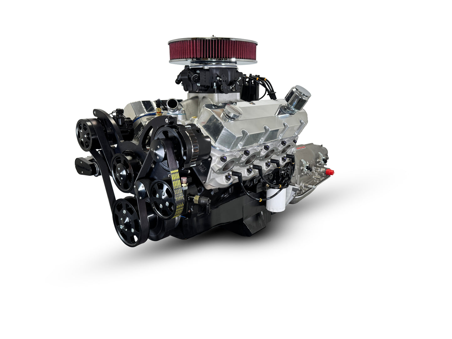 BluePrint Engines GM Big Block Compatible 598 C.I. Standard Edition - 4L80E Automatic Transmission - Black Pulley Kit - Fuel Injected