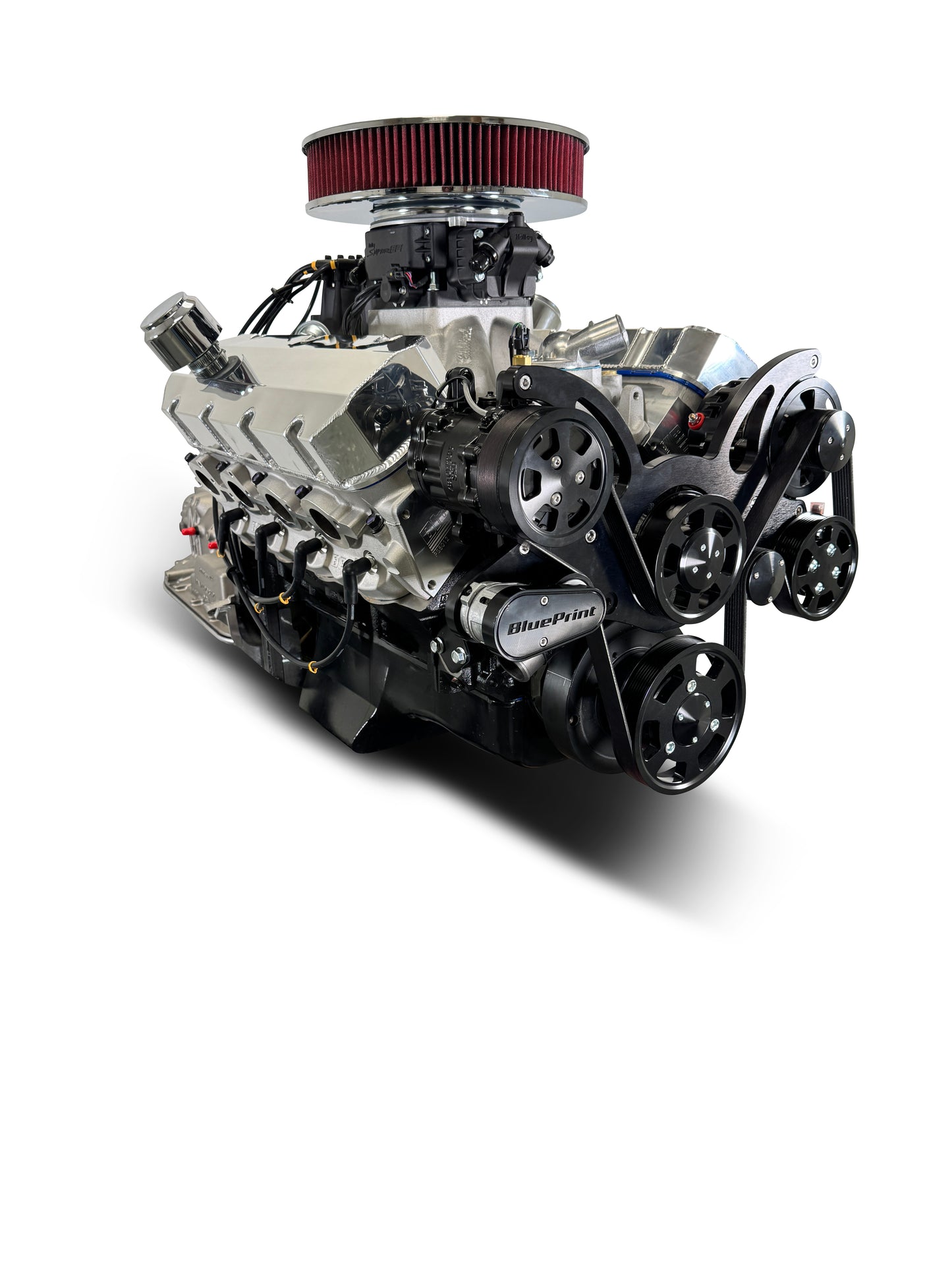 BluePrint Engines GM Big Block Compatible 598 C.I. Standard Edition - 4L80E Automatic Transmission - Black Pulley Kit - Fuel Injected