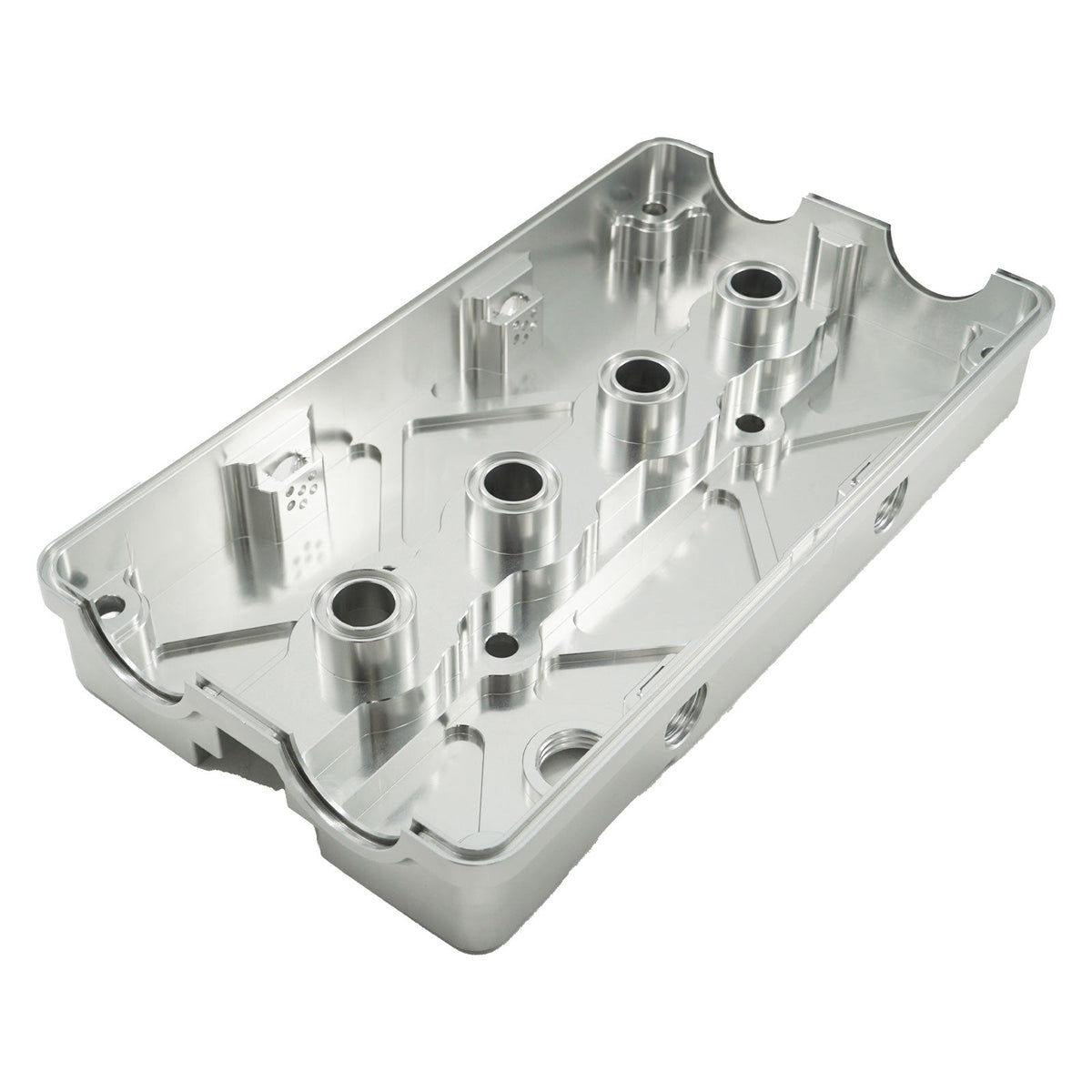 Billet B Series Vented Valve Cover Baffle B16 B18 AN10 For Honda Acura DOHC Vtec