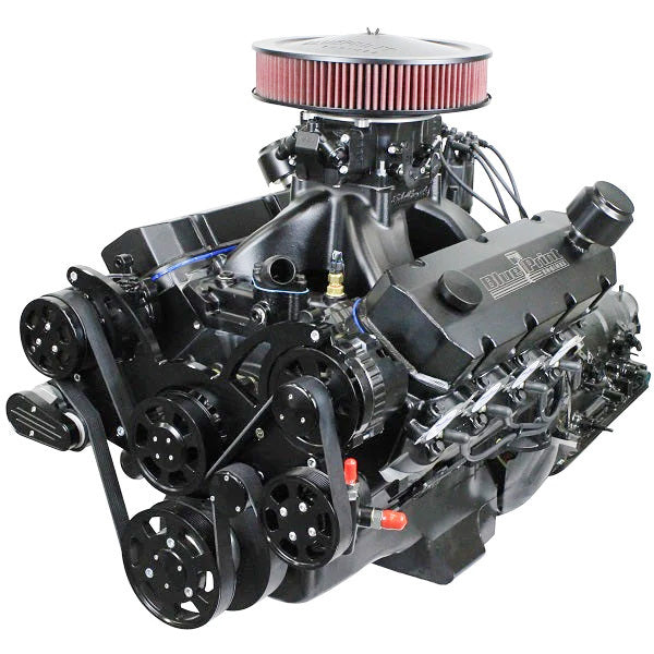 BluePrint Engines GM Big Block Compatible 632 C.I. Blackout Edition - 4L80E Automatic Transmission - Black Pulley Kit - Fuel Injected