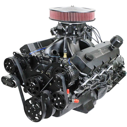 BluePrint Engines GM Big Block Compatible 632 C.I. Blackout Edition - 4L80E Automatic Transmission - Black Pulley Kit - Fuel Injected