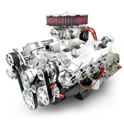 BluePrint Engines GM Big Block Compatible 632 C.I. Standard Edition - 4L80E Automatic Transmission - Polished Pulley Kit - Carbureted