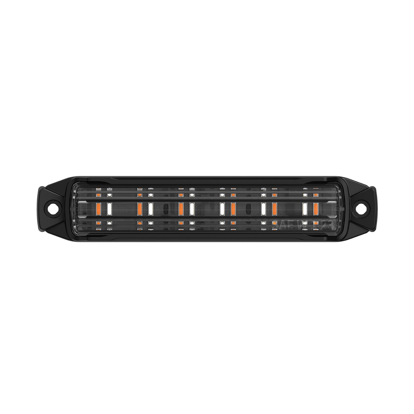 BUILTBRIGHT BB6010C Work Bar Strobe 4 - 4" LED Strobe Light Amber/Blue (1 EA)