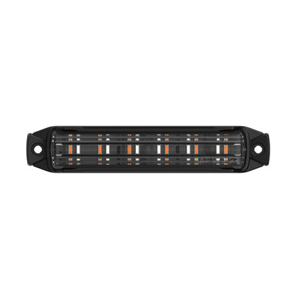 BUILTBRIGHT BB6010C Work Bar Strobe 4 - 4" LED Strobe Light Amber/Blue (1 EA)