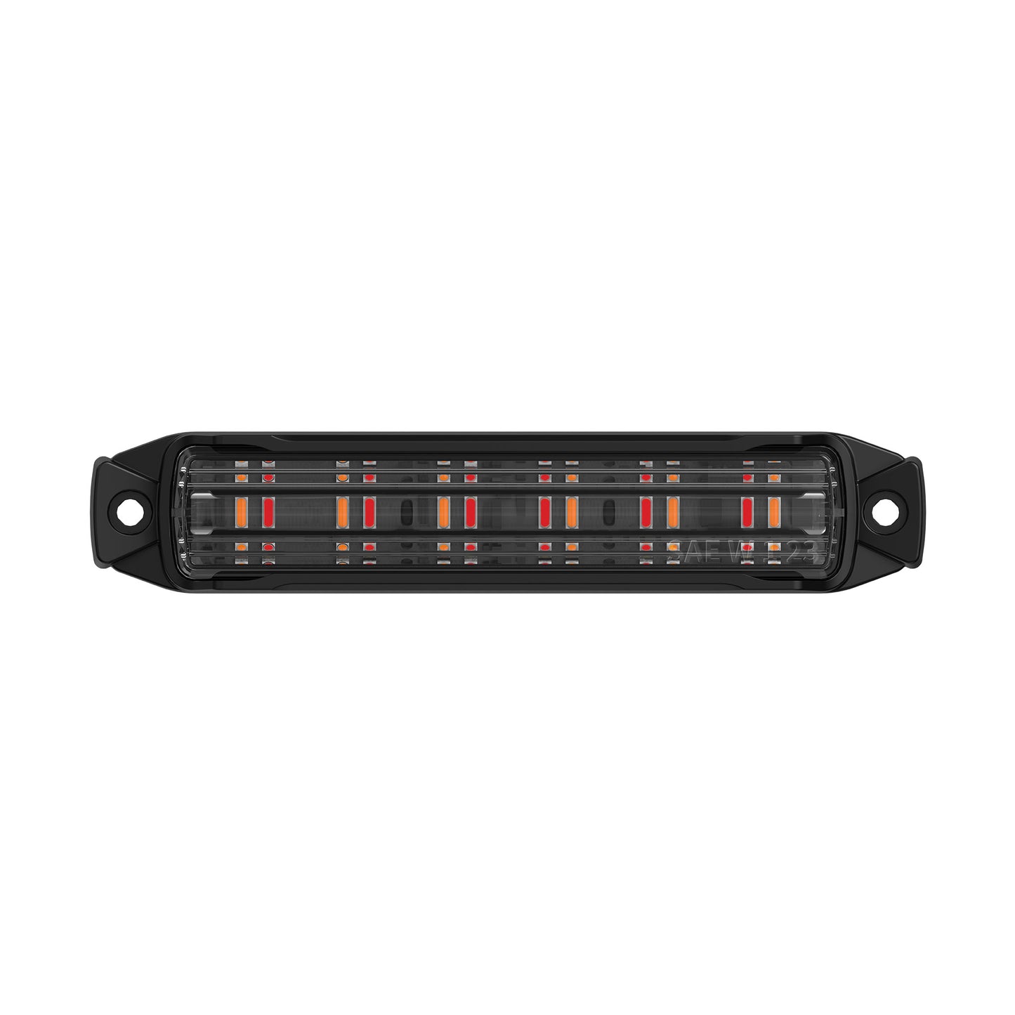 BUILTBRIGHT BB6010E Work Bar Strobe 4 - 4" LED Strobe Light Amber/Red (1 EA)