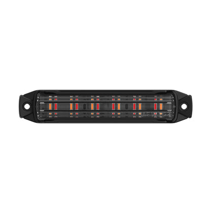 BUILTBRIGHT BB6010E Work Bar Strobe 4 - 4" LED Strobe Light Amber/Red (1 EA)