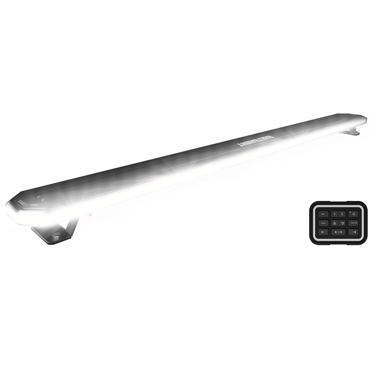 BUILTBRIGHT BB6105B Work Bar Strobe 51 - 51" LED Strobe Light Bar Amber/White (1 EA)