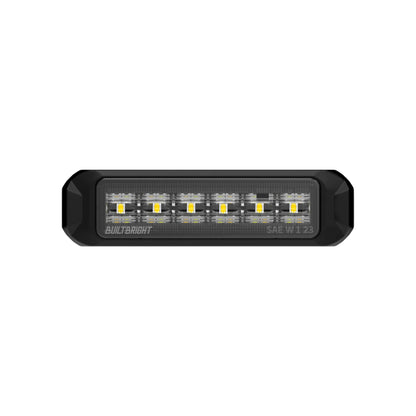 BUILTBRIGHT BB6110A Work Bar Strobe 4 Slim - 4" Low-Profile LED Strobe Light Amber (1 EA)