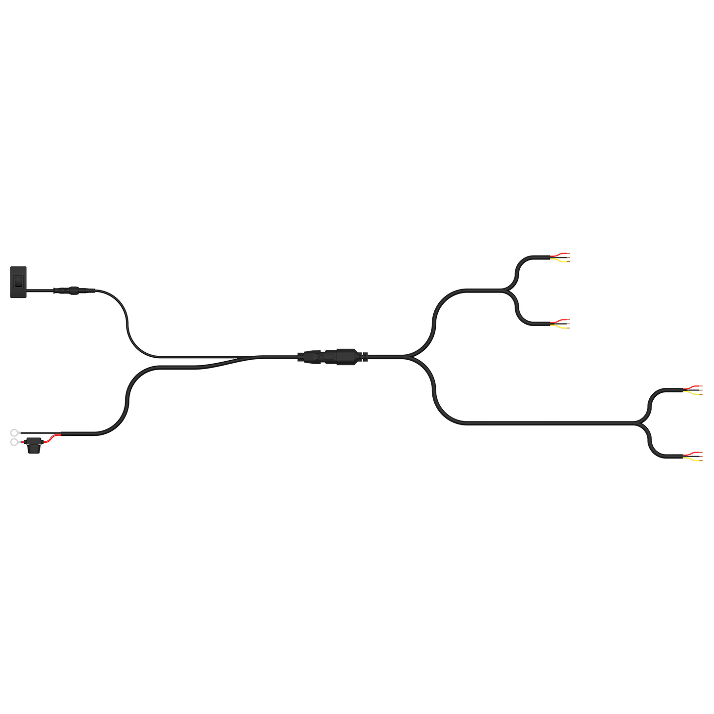BUILTBRIGHT BB84043 WorkLink™ Harness - For 4 Single-Color Work Lights (1 EA)