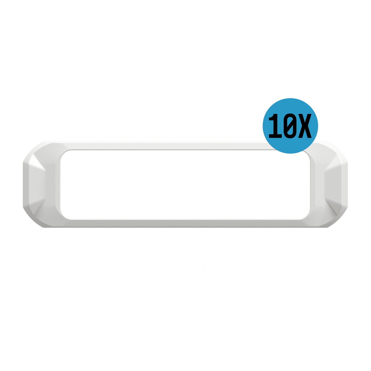 BUILTBRIGHT BB96BAW White Bezel - For Work Bar Strobe 4 Slim (10 EA)