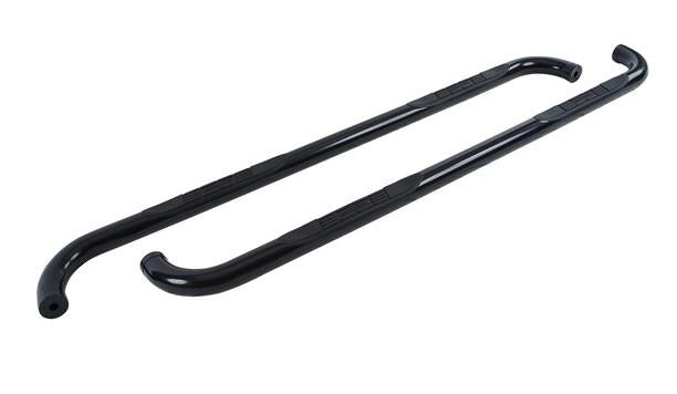Big Country Truck Accessories 370299 - 4" Oval Side Bars - Classic Design 90° - Black