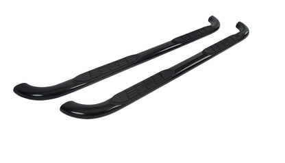 Big Country Truck Accessories 371769 - 4" Oval Side Bars - Classic Design 90° - Black