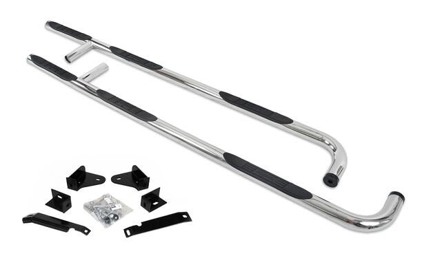 Big Country Truck Accessories - 373014 - 3in Round Wheel-to-Wheel Side Bars