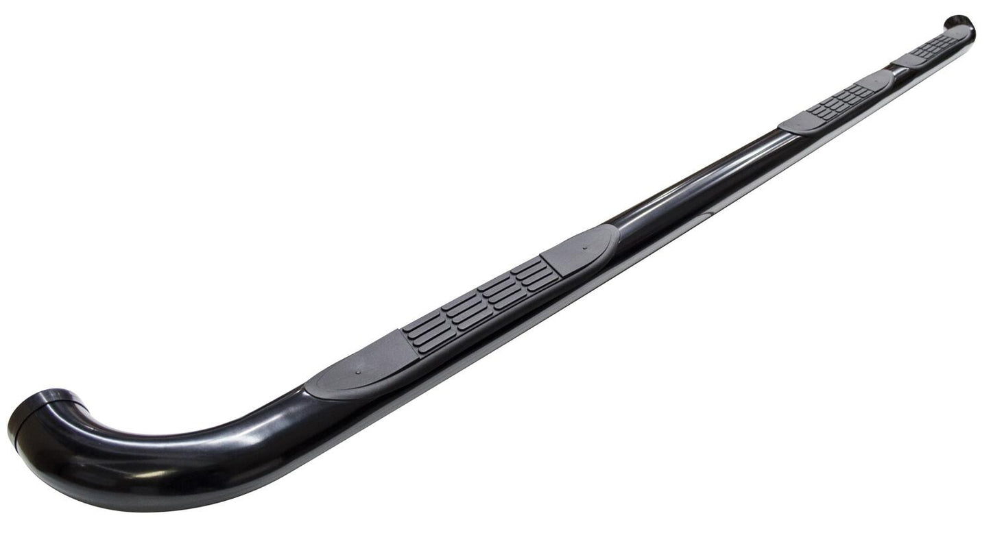 Big Country Truck Accessories 373991 - 3" Round Wheel To Wheel Side Bars With Mounting Bracket Kit - Black Powdercoat
