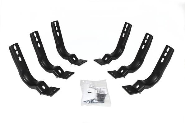 Big Country Truck Accessories 390595 - WIDESIDER Side Bars - BRACKET KIT ONLY - Textured Black