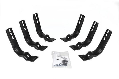 Big Country Truck Accessories 390595 - WIDESIDER Side Bars - BRACKET KIT ONLY - Textured Black