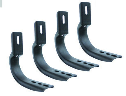 Big Country Truck Accessories 392035 - WIDESIDER Side Bars - BRACKET KIT ONLY - Textured Black