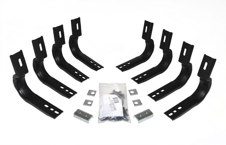 Big Country Truck Accessories 392035 - WIDESIDER Side Bars - BRACKET KIT ONLY - Textured Black