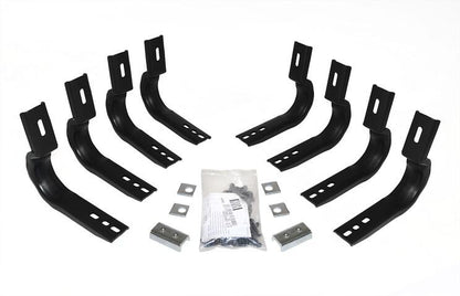 Big Country Truck Accessories 392035 - WIDESIDER Side Bars - BRACKET KIT ONLY - Textured Black