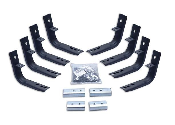 Big Country Truck Accessories 392055 - WIDESIDER Side Bars - BRACKET KIT ONLY - Textured Black