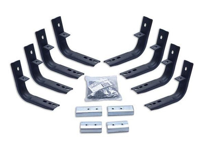 Big Country Truck Accessories 392055 - WIDESIDER Side Bars - BRACKET KIT ONLY - Textured Black