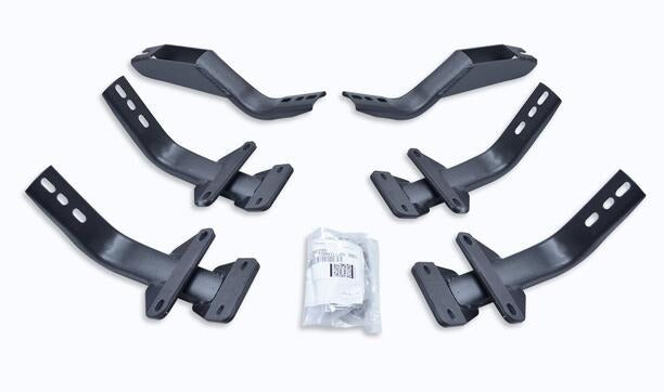 Big Country Truck Accessories 392295 - WIDESIDER Side Bars - BRACKET KIT ONLY - Textured Black