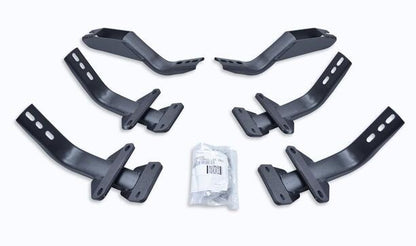 Big Country Truck Accessories 392295 - WIDESIDER Side Bars - BRACKET KIT ONLY - Textured Black
