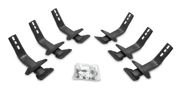 Big Country Truck Accessories 392695 - WIDESIDER Side Bars - BRACKET KIT ONLY - Textured Black