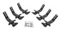 Big Country Truck Accessories 392695 - WIDESIDER Side Bars - BRACKET KIT ONLY - Textured Black