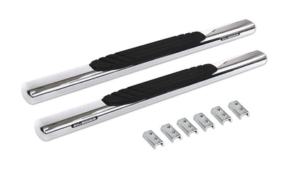 Big Country Truck Accessories 39405266 - 4" WIDESIDER Platinum Side Bars - BARS ONLY - Polished Stainless Steel