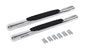 Big Country Truck Accessories 39405266 - 4" WIDESIDER Platinum Side Bars - BARS ONLY - Polished Stainless Steel