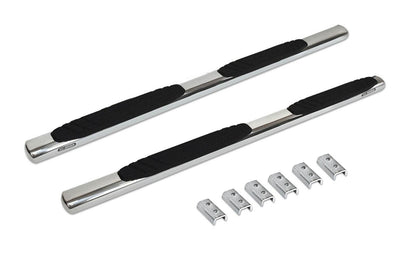 Big Country Truck Accessories 39407166 - 4" WIDESIDER Platinum Side Bars - BARS ONLY - Polished Stainless Steel
