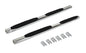 Big Country Truck Accessories 39407566 - 4" WIDESIDER Platinum Side Bars - BARS ONLY - Polished Stainless Steel