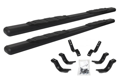 Big Country Truck Accessories 105301870 - 5" Fusion Series Side Bars With Mounting Bracket Kit - Textured Black