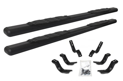 Big Country Truck Accessories 105324800 - 5" Fusion Series Side Bars With Mounting Bracket Kit - Textured Black