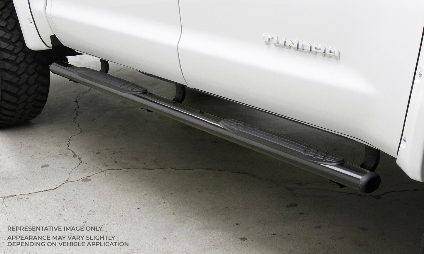 Big Country Truck Accessories 104030800 - 4" Fusion Series Side Bars With Mounting Bracket Kit - Textured Black